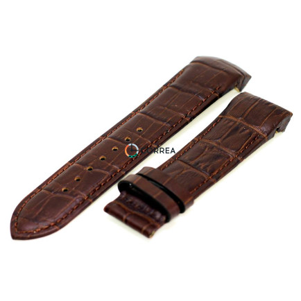 Ремешок кожаный для часов Tissot коричневый RT-007 - 7